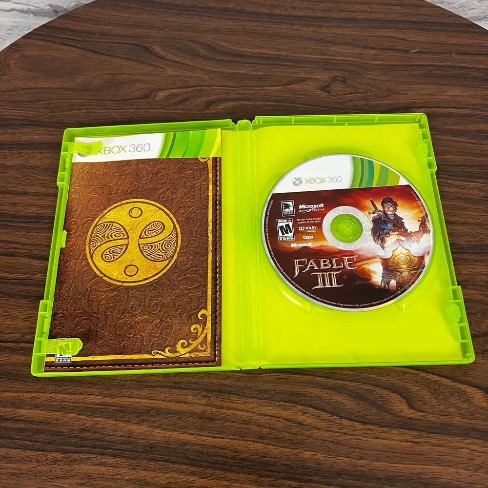 Xbox 360 Fable III NTSC CIB Complete In Box Video Game